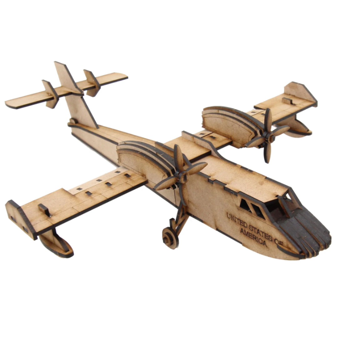 Seaplane Kit Aircraft Passenger Sea Plane Model Kit AIR_6 | Intermediate
