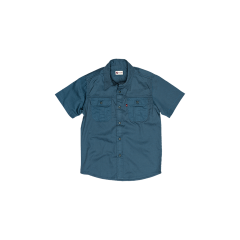 Dassie Kid's Bush Shirt (Airforce Blue)