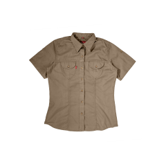 Dune Slim Fit Safari Shirt (Khaki) 