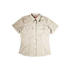 Dune Slim Fit Safari Shirt (Stone) 