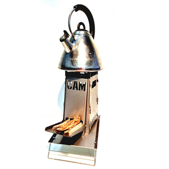 Flat pack rocket stove