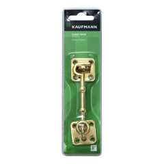 KAUFMANN CABIN HOOK 100MM BRASS PLATED -ZAMAC KAUFMANN CABIN HOOK 100MM BRASS PLATED -ZAMAC