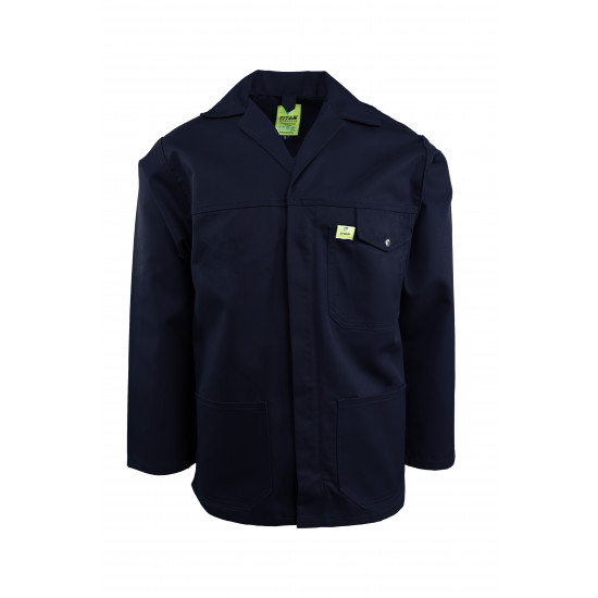 Titan Navy Blue 65/35 PC Workwear Jacket