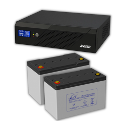 Mecer Inverter System - Inverter and Twin Battery Only 