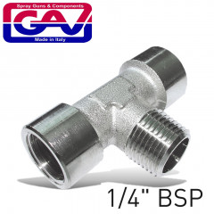 T CONNECTOR 1/4' FMF