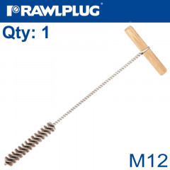 MANUAL WIRE BOTTLE BRUSHES M12 WOODEN HANDLE