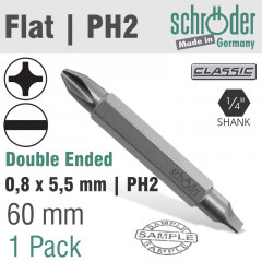 D/END 0.8X5.5/PH2 60MM 1/PACK