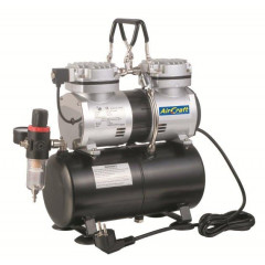 COMPRESSOR FOR AIRBRUSH 2CYL WITH TANK (AS196)